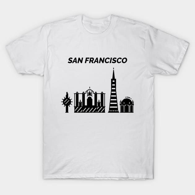 San Francisco City, California, USA T-Shirt by maro_00